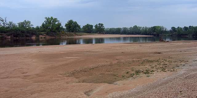 Grèves sableuses en bord de Loire