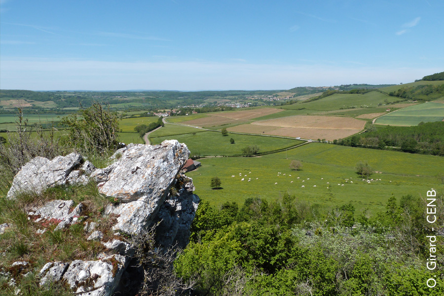 Panorama depuis le site de la Chaume de La rochepot