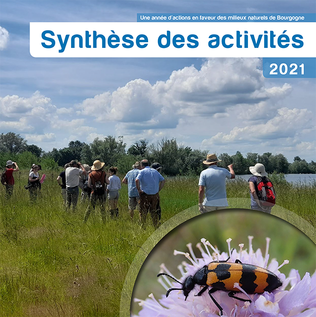 Couverture rapport d'activités 2021 CEN Bourgogne