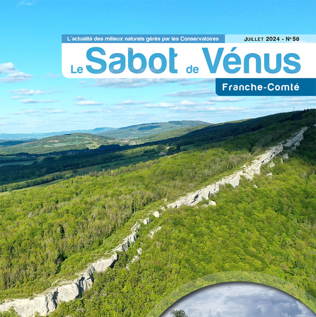 Couverture Sabot de Vénus Franche-Comté 
n°58