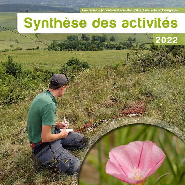 Couverture rapport d'activités 2022 CEN Bourgogne